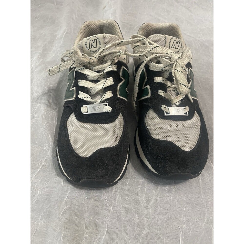 Size 5 - New Balance 574 Rugged Black Green